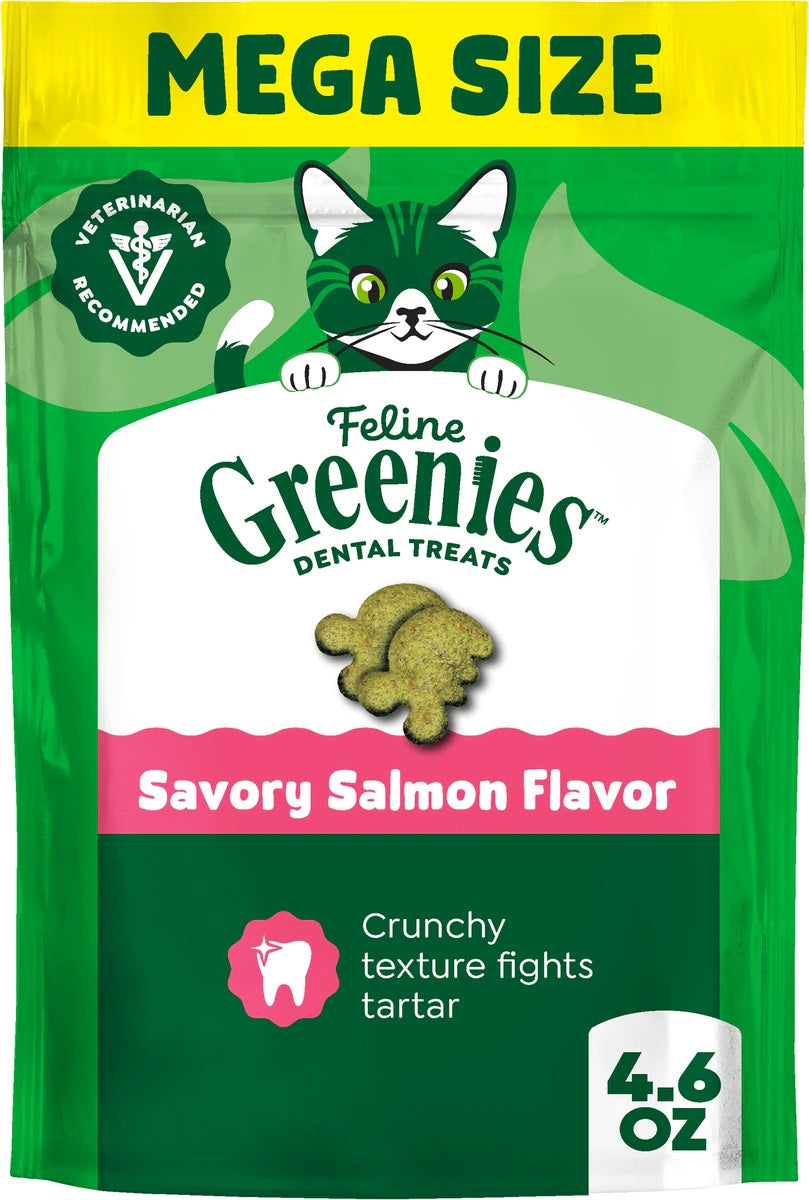 Feline Greenies Savory Salmon 4.6 0z