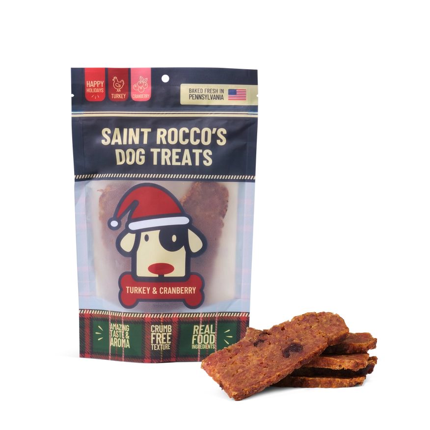 Saint Rocco's Turkey and Cranberry Jerkey Treats