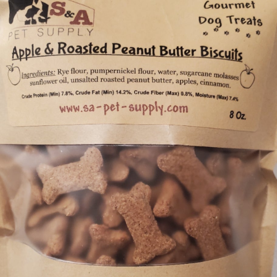 Apple & Roasted Peanut Butter Tiny Biscuits