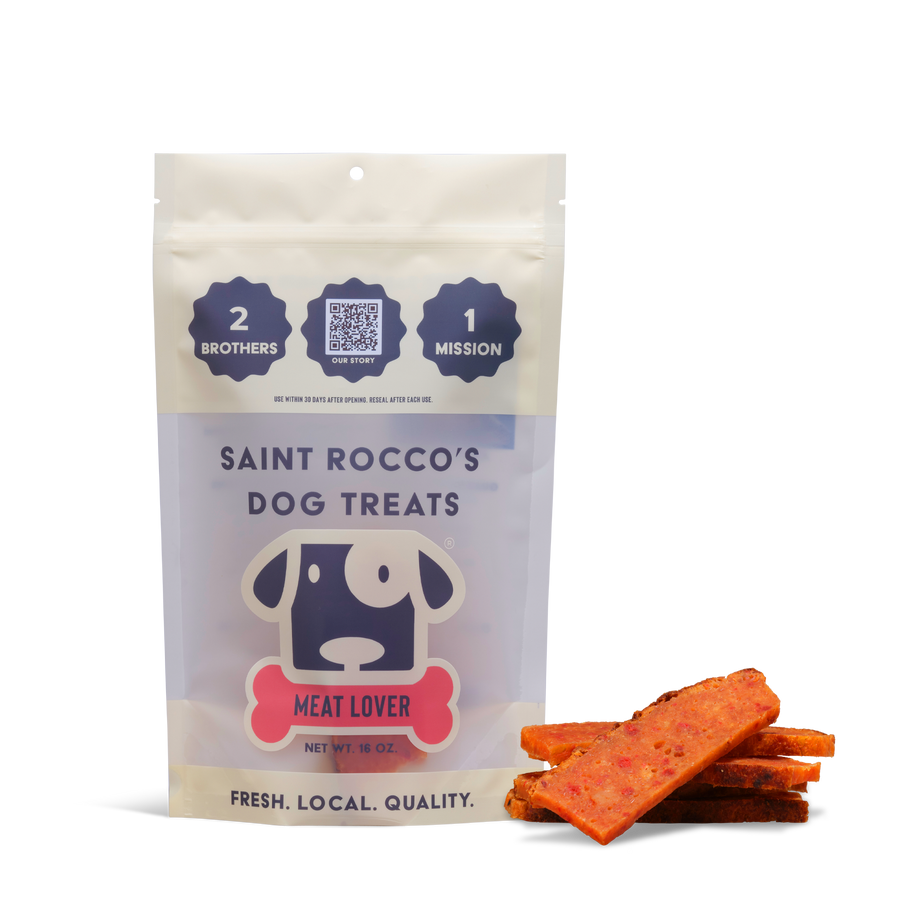 16 oz Saint Rocco's Soft Pet Treats Meat Lovers