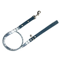 Dog Leash Blue Plaid