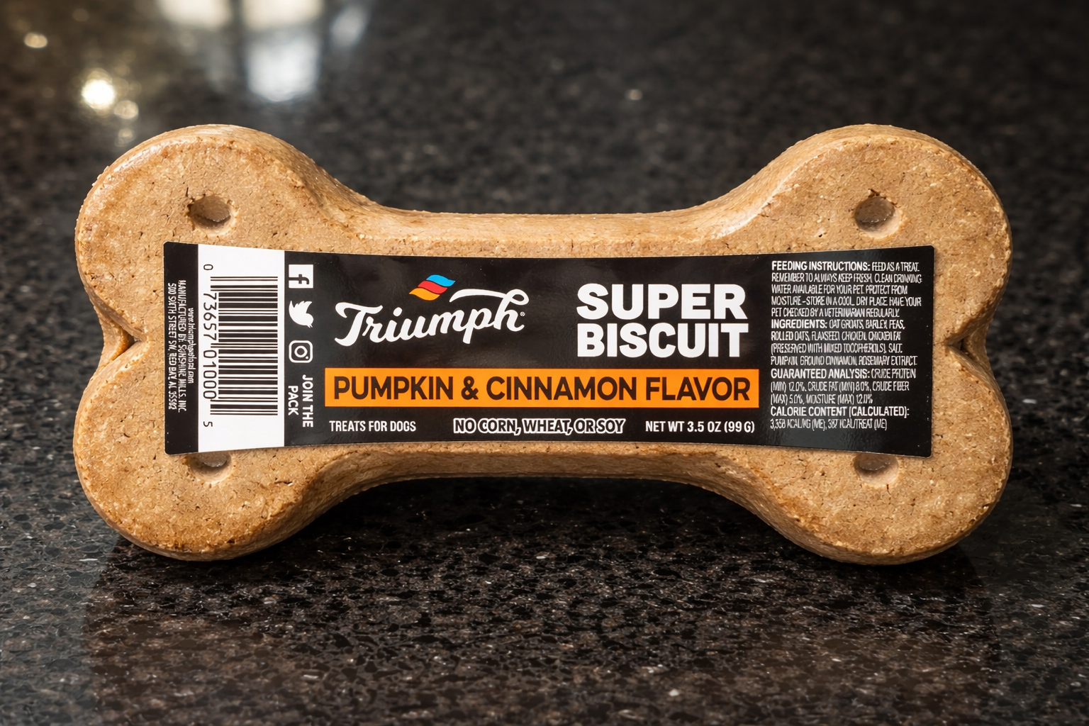 Triumph Super Biscuit Pumpkin & Cinnamon 3.5 oz