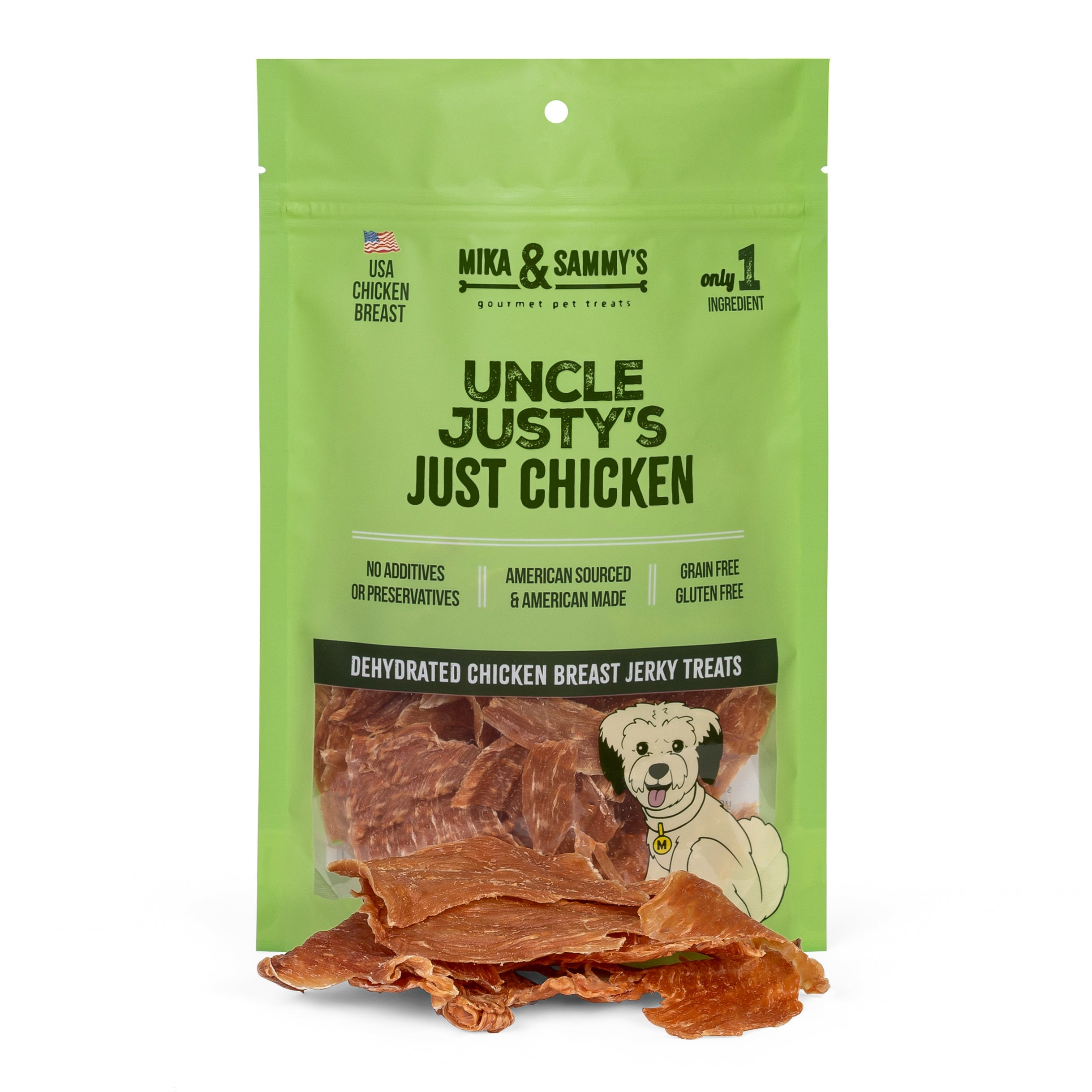 Mika & Sammy Just Chicken Jerkey 5oz